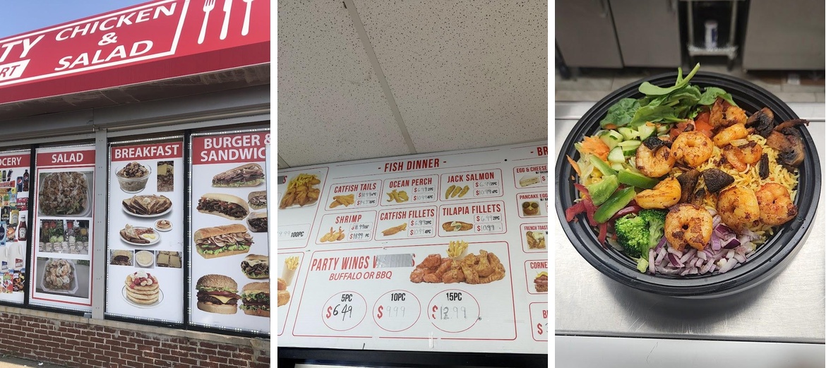 Tasty Chicken & Salad Wentworth AVE Menu